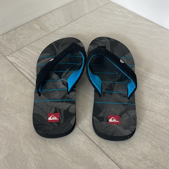 Quiksilver Men’s flip flops size 11 - Picture 3 of 4